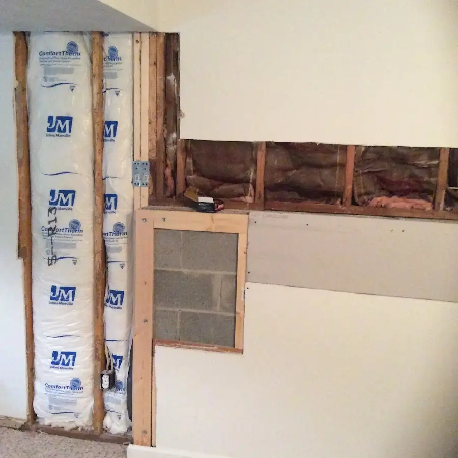 Wall insulation replacement during Structural Drying in Cottage Grove